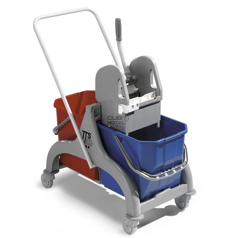 Nick - 50 L Trolley-Grey Colour W/varnished Handle